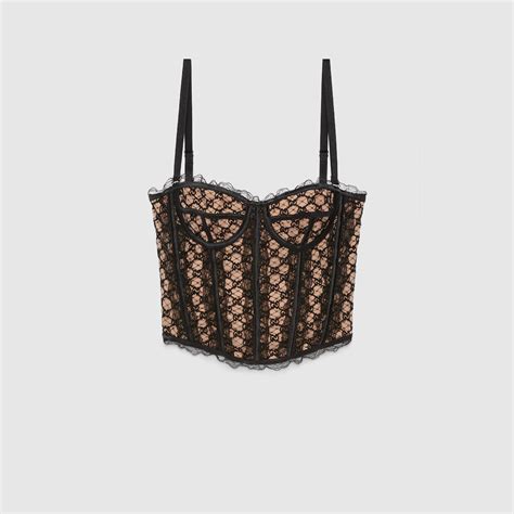 gucci corset top zipper|Gucci lingerie customer service.